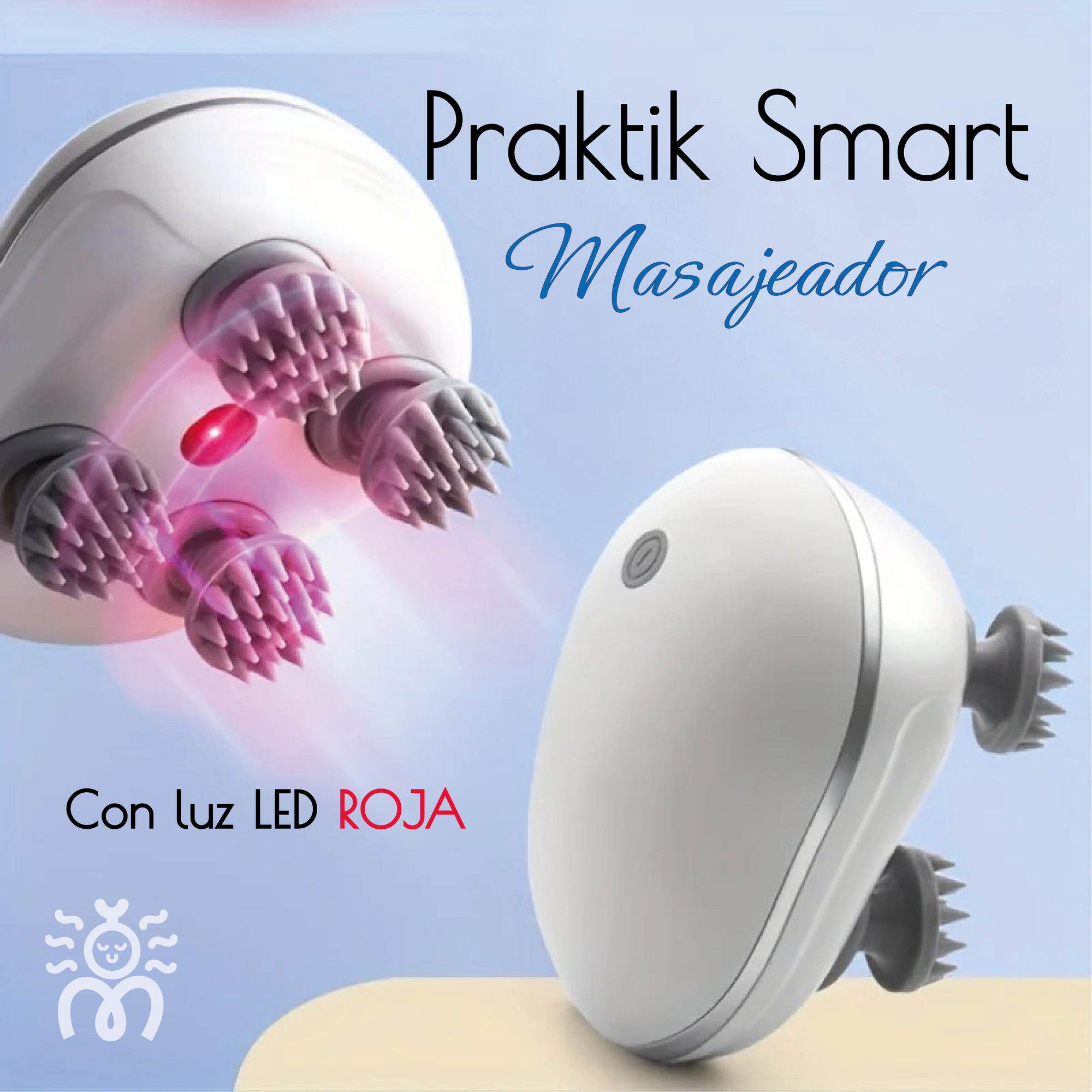 Masajeador PRAKTIK SMART Capilar/Multiusos